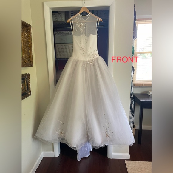 David’s Bridal Michaelangelo Wedding Dress - Picture 1 of 7